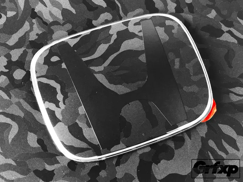 Shadow Black Camo Jdm Emblem Color Changing Overlays Set 1