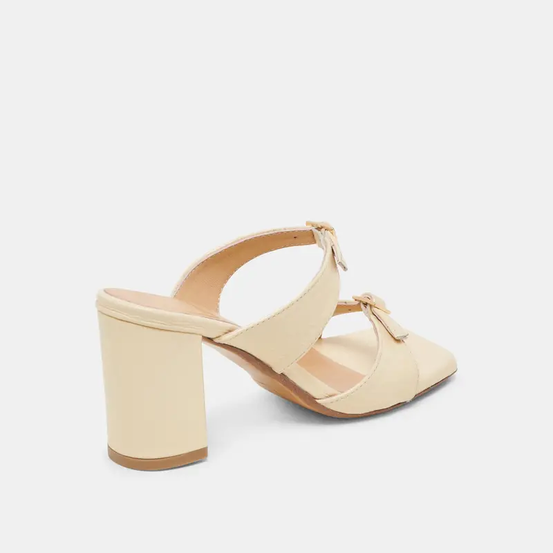 Shane Heels Light Yellow Crinkle Patent 3
