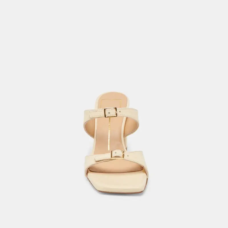 Shane Heels Light Yellow Crinkle Patent 7