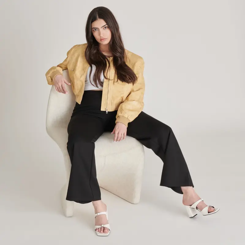 Shane Heels Off White Crinkle Patent 4