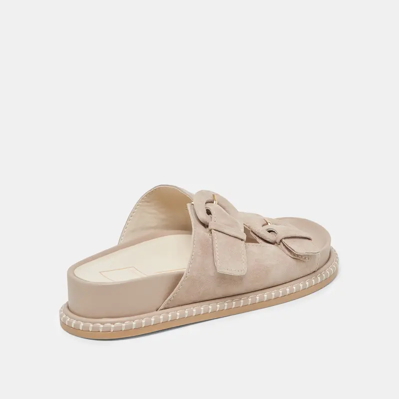 Shauny Sandals Dk Taupe Suede 6