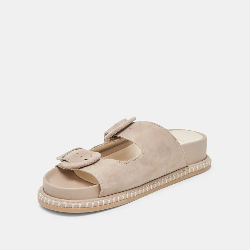 Shauny Sandals Dk Taupe Suede 8