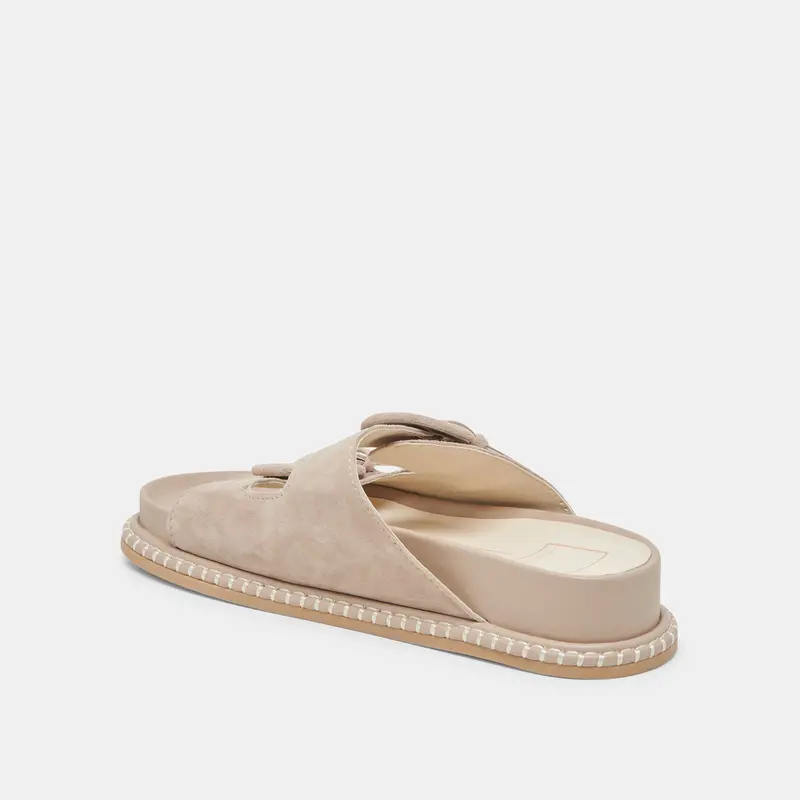 Shauny Sandals Dk Taupe Suede 9