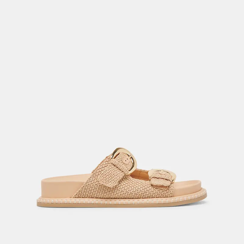 Shauny Sandals Natural Raffia 1