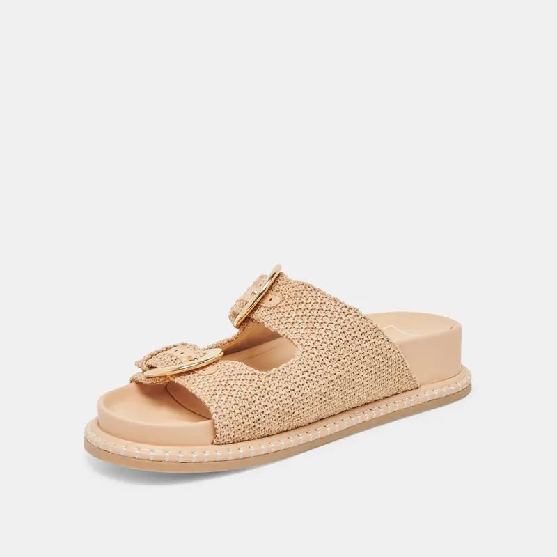 Shauny Sandals Natural Raffia 4