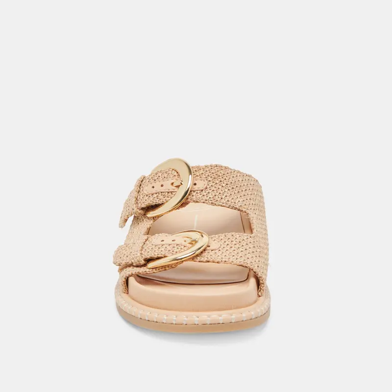Shauny Sandals Natural Raffia 6