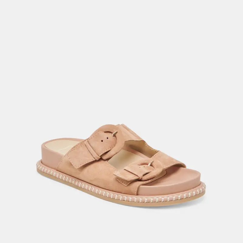 Shauny Sandals Toffee Suede 4