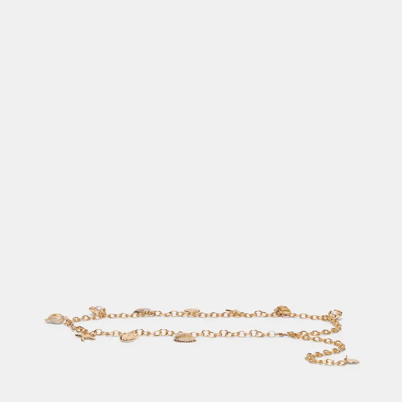 Shell Chain Link Belt Gold 1