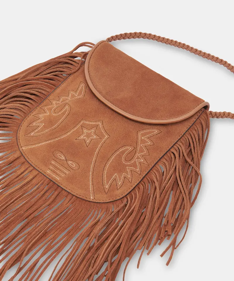 Shila Crossbody Bag Saddle Suede - Re:Vita 1