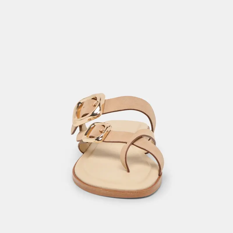 Shore Sandals Camel Suede 6