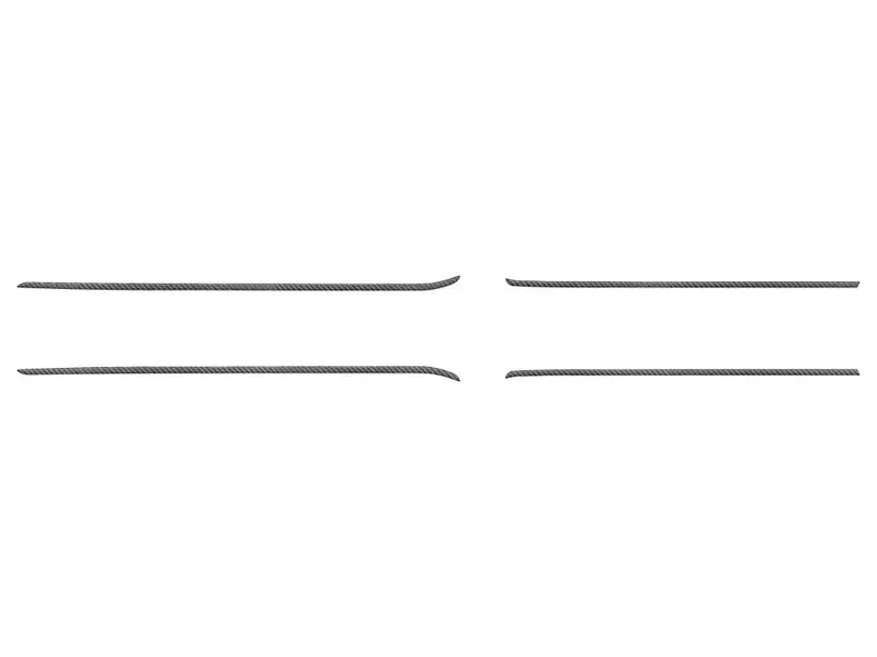 Side Door Armrest Lower Line Accent Trim Fits 2024-2026 Toyota Tacoma 3