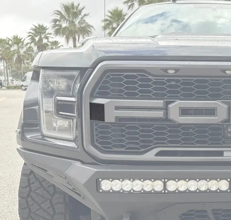 Side Grille Overlays Fits 2017-2020 Ford Raptor 1