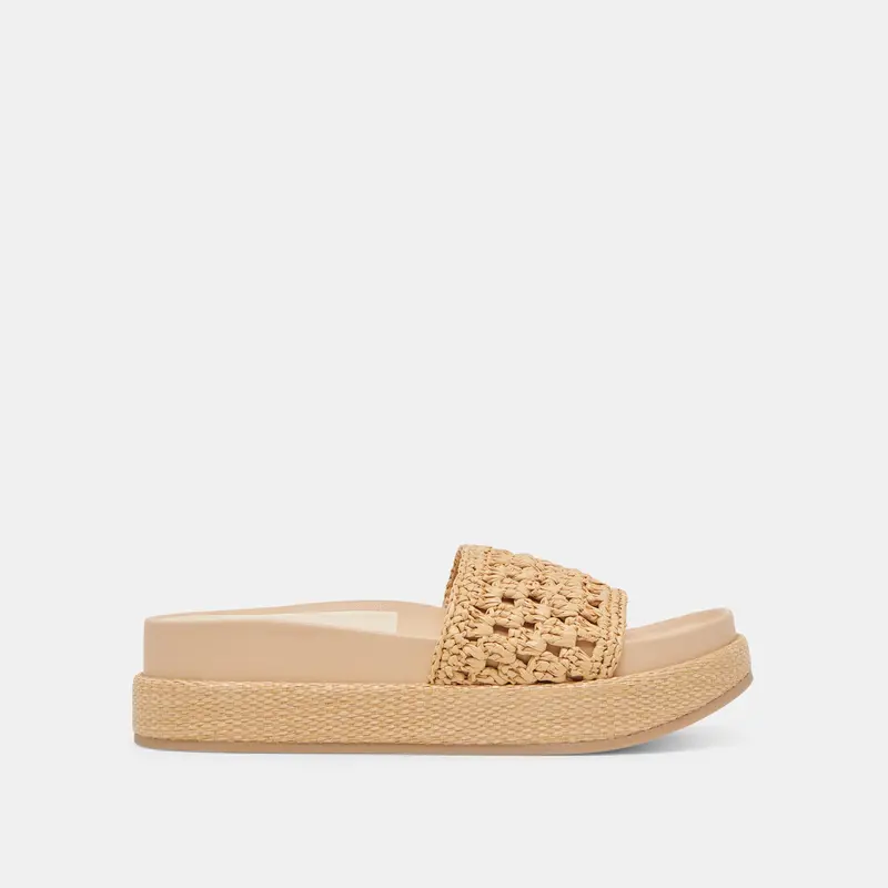 Sidona Sandals Lt Natural Raffia 1