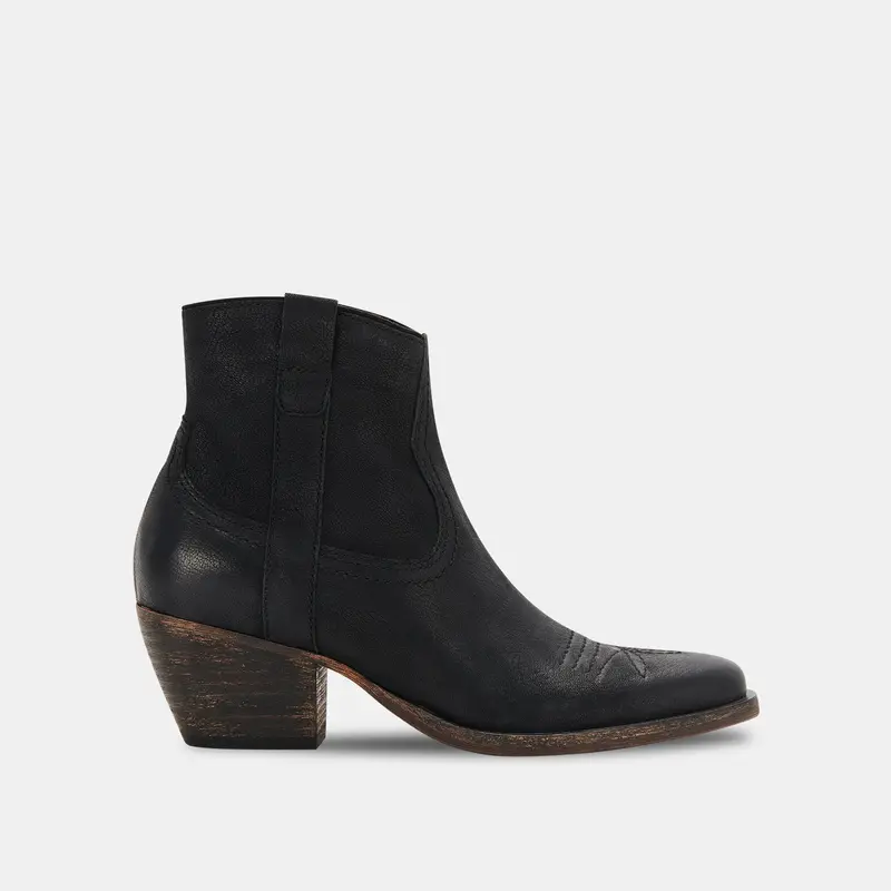 Silma Booties Black Leather 1