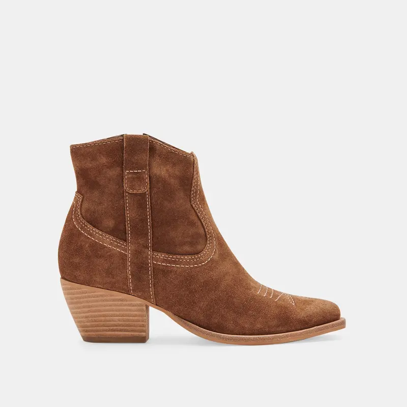 Silma Booties Dk Brown Suede - Re:Vita 1