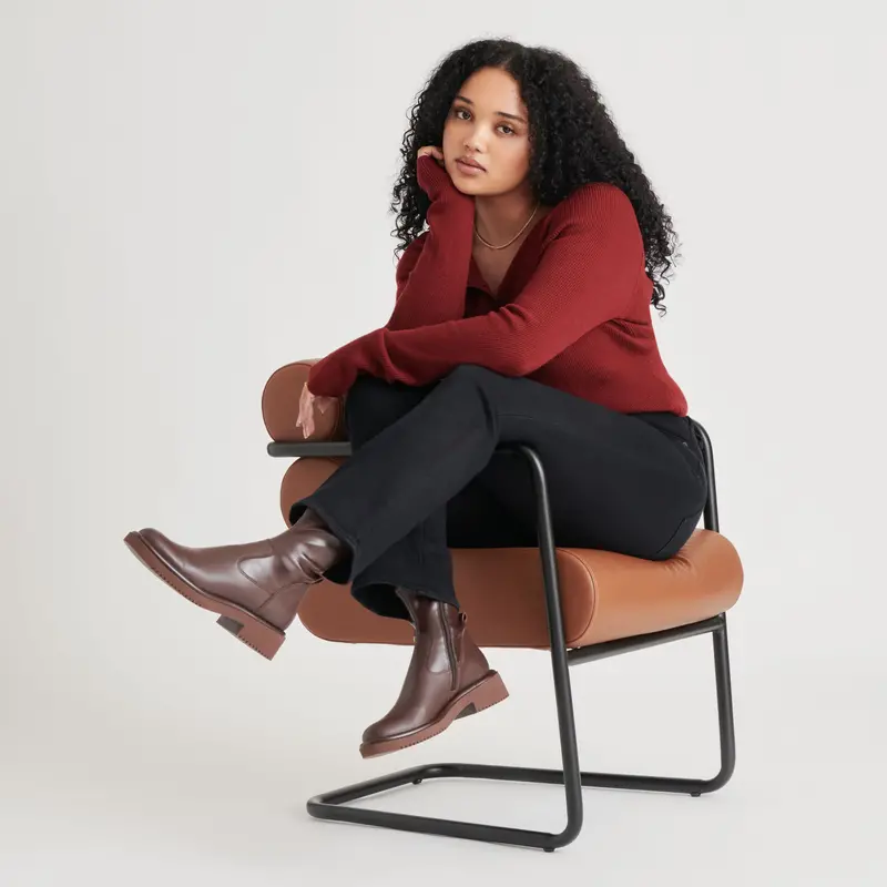 Simaya H2o Boots Mahogany Leather 8