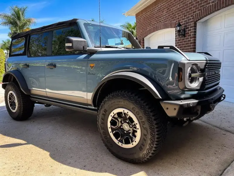 Smoked Sidemarker Overlays (Front And Rear) For 2021+ Bronco (W/ Led Taillights) 1
