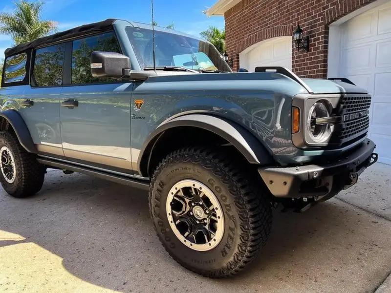 Smoked Sidemarker Overlays (Front Only) For 2021+ Bronco (All) 4