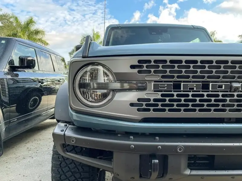 Smoked Signature Drl Bar Overlays For 2021+ Bronco (Signature Headlights) 1