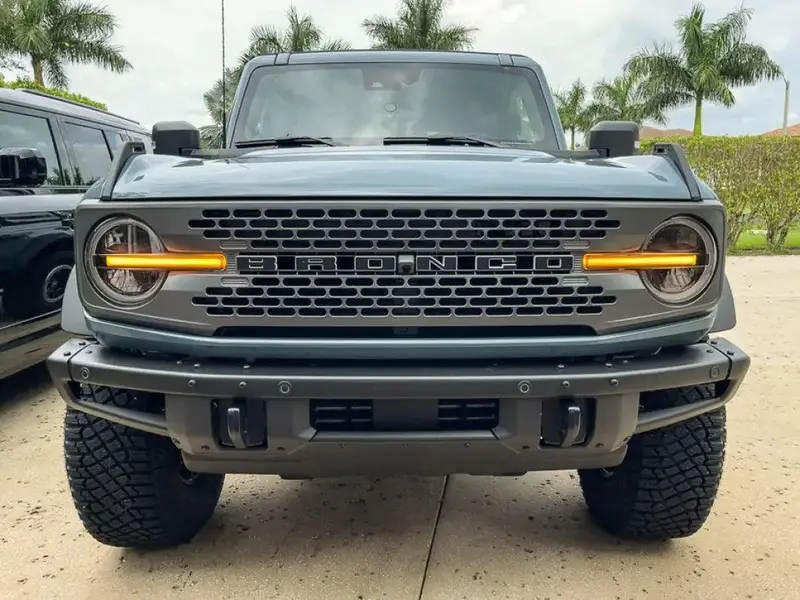 Smoked Signature Drl Bar Overlays For 2021+ Bronco (Signature Headlights) 5