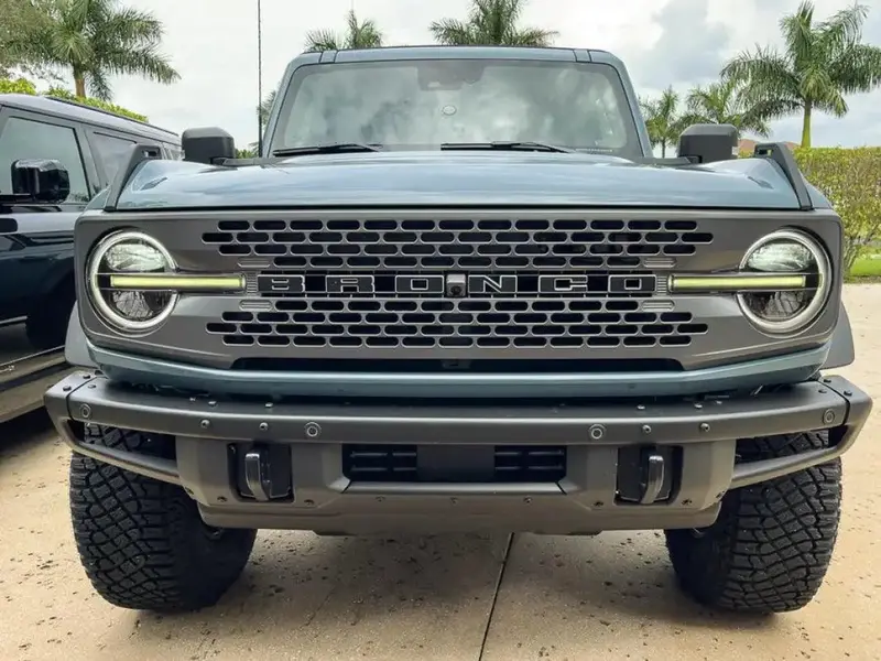 Smoked Signature Drl Bar Overlays For 2021+ Bronco (Signature Headlights) 6
