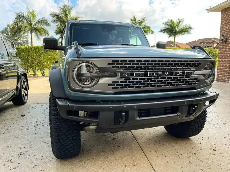 Smoked Signature Drl Bar Overlays For 2021+ Bronco (Signature Headlights) 8
