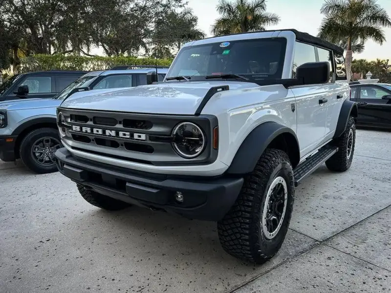 Smoked Signature Style Light Bar Overlays For 2021+ Bronco (Standard Headlights) 5