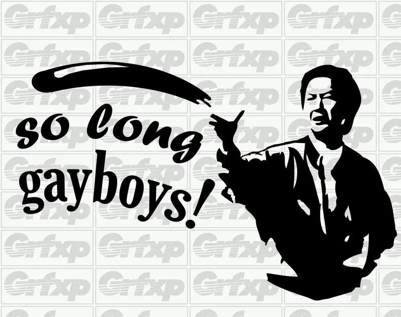 So Long Gayboys Sticker 1