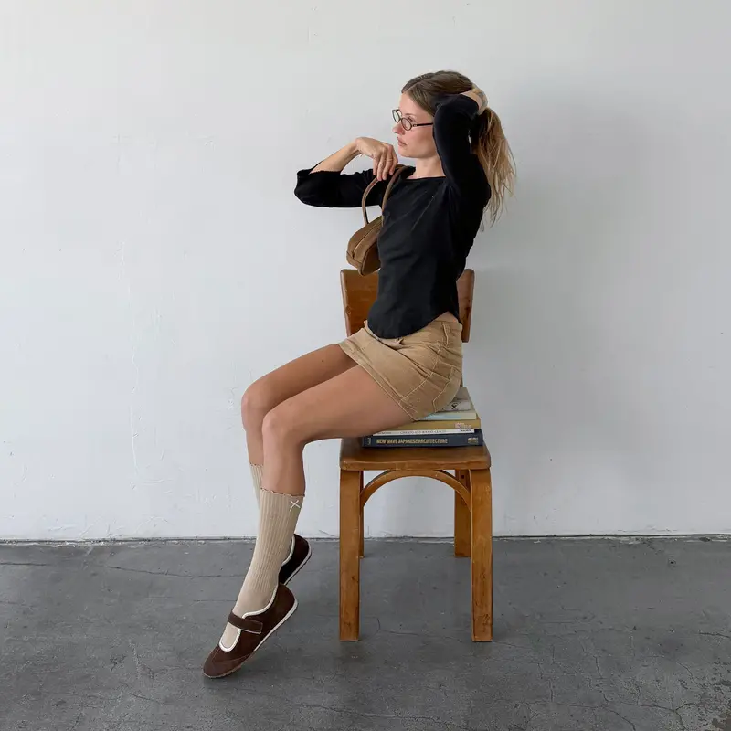 Sofya Sneakers Dk Brown Suede 2