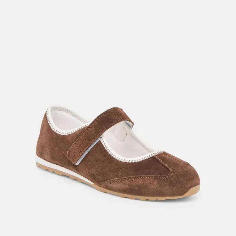 Sofya Sneakers Dk Brown Suede 3