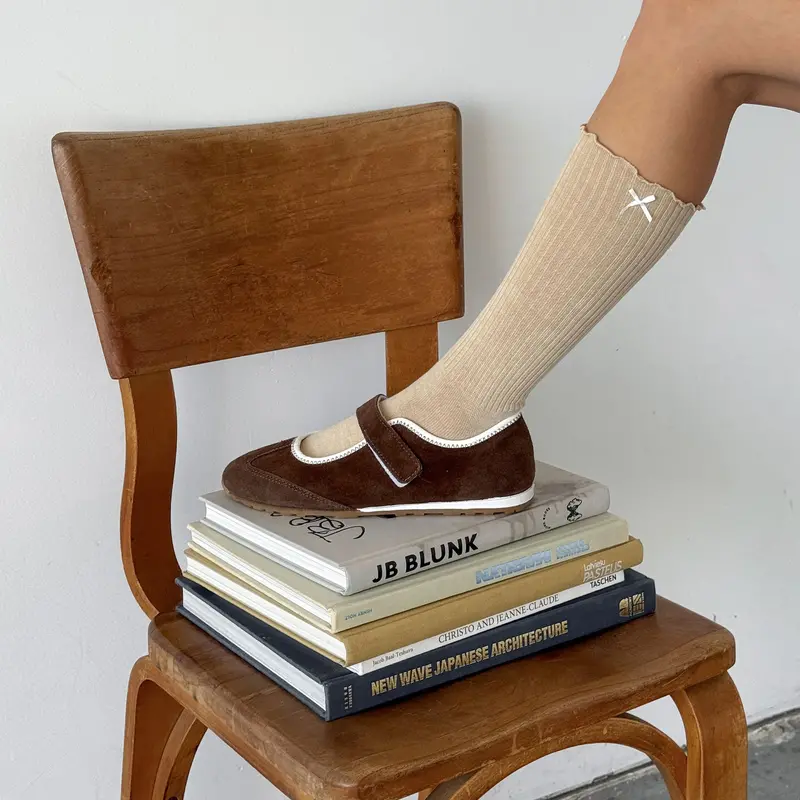 Sofya Sneakers Dk Brown Suede 4