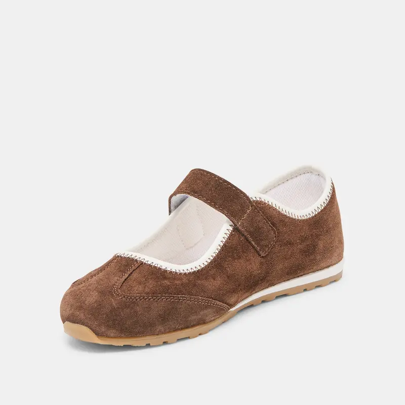 Sofya Sneakers Dk Brown Suede 7