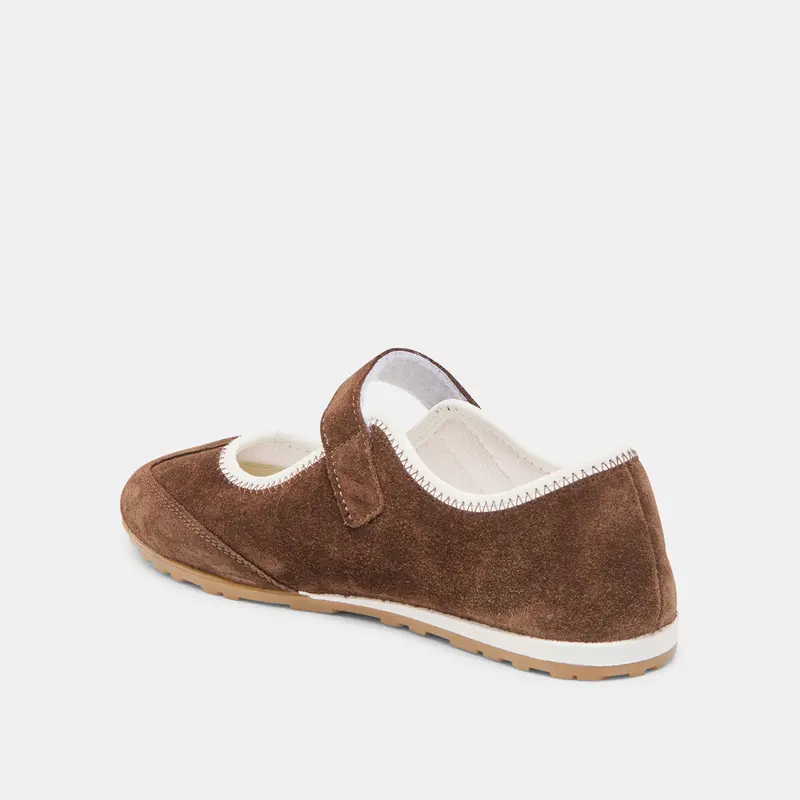 Sofya Sneakers Dk Brown Suede 8