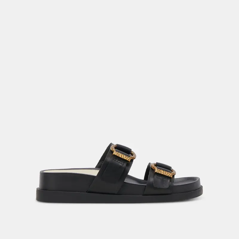 Soya Sandals Onyx Leather - Re:Vita 1