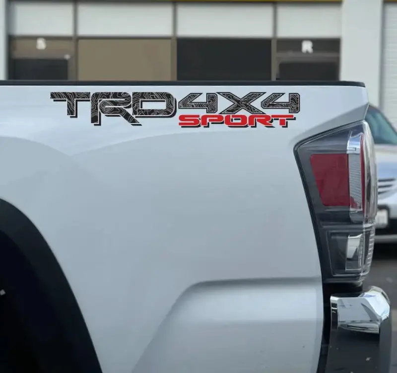 Sport-Style TRD Lettering Decal Set