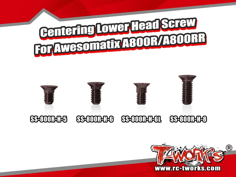 Ss-800R-H    Centering Lower Head Screw   ( For Awesomatix A800r/A800rr ) 10Pcs. 1