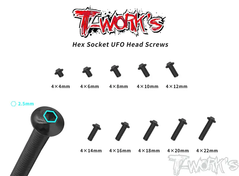 Ss-U M4  Hex. Socket Ufo Head Screw ( Class 12.9 ) 1