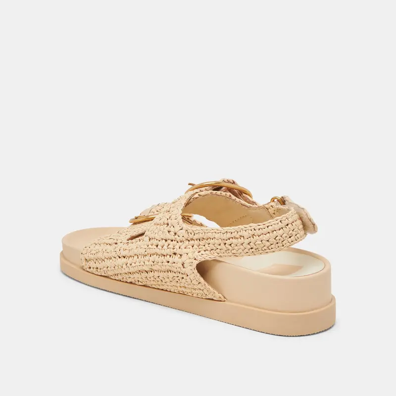 Starla Crochet Sandals Natural Knit 7