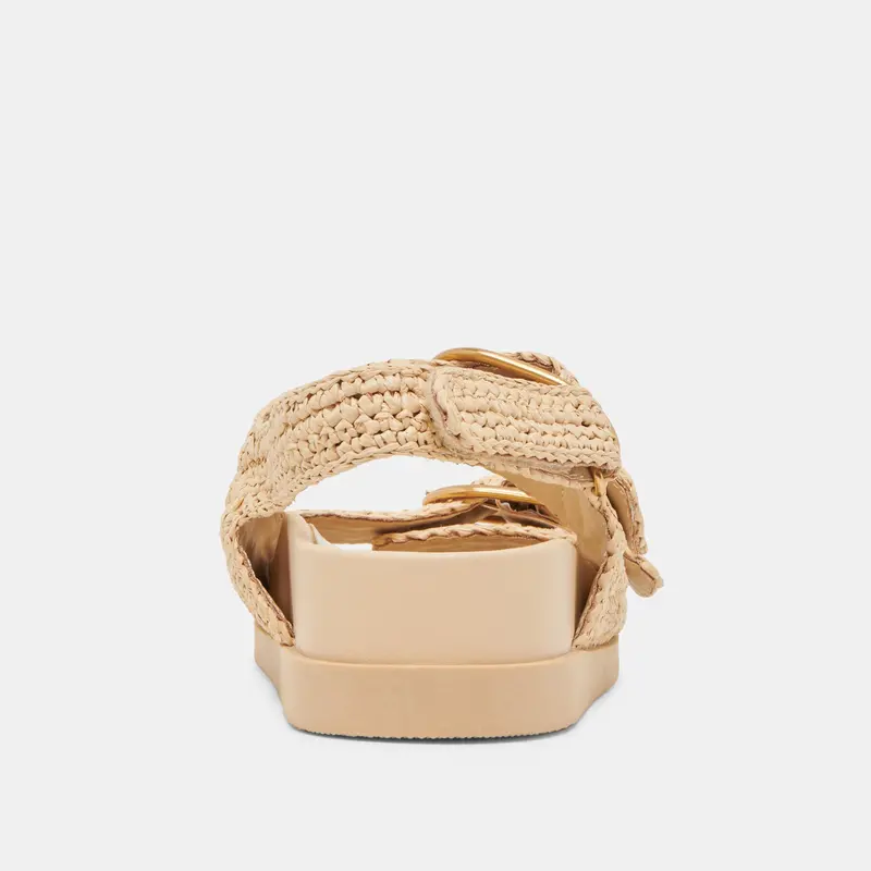Starla Crochet Sandals Natural Knit 9