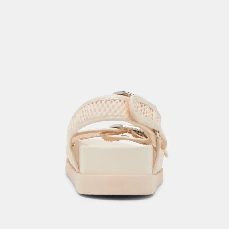 Starla Mesh Sandals Creme Woven Mesh 12