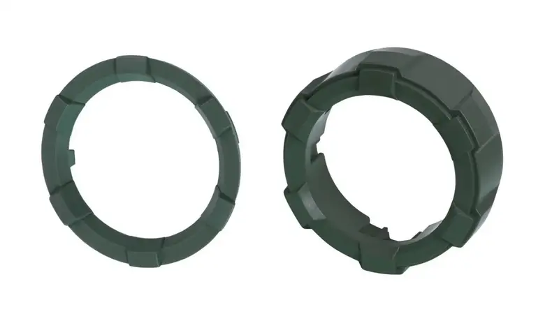Start Button Ring + 4X4 Knob (For 2016-2023 Tacoma / 2020-2021 Tundra) - Army Green 1