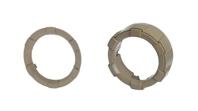 Start Button Ring + 4X4 Knob (For 2016-2023 Tacoma / 2020-2021 Tundra) - Quicksand 1