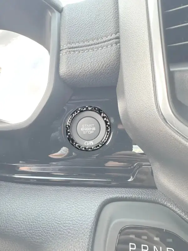 Start Button Ring Accent Trim Fits 2025-2026 Ram 1500/2500/3500 1