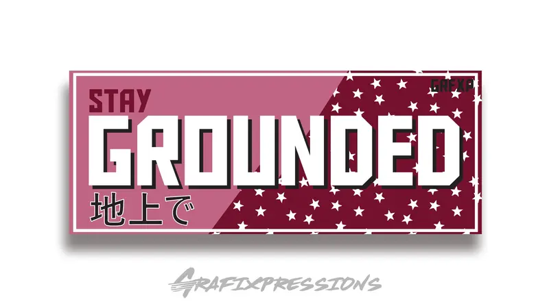 Stay Grounded Printed Slap 1