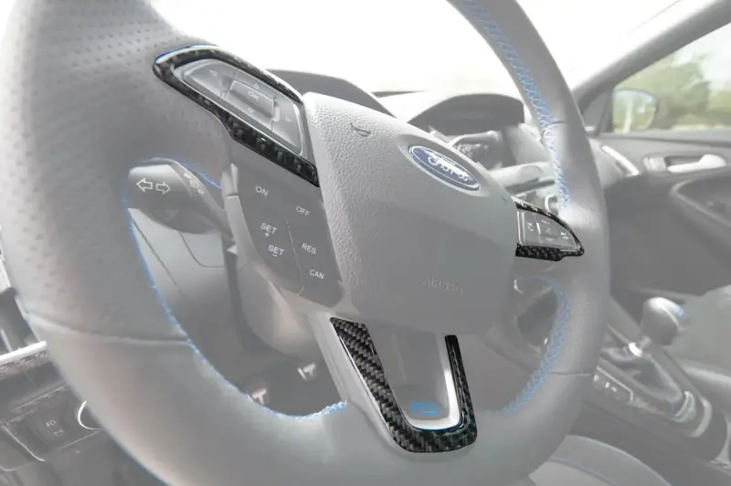 Steering Wheel Accent Overlays Fits 2015-2018 Ford Focus, Rs, St 1