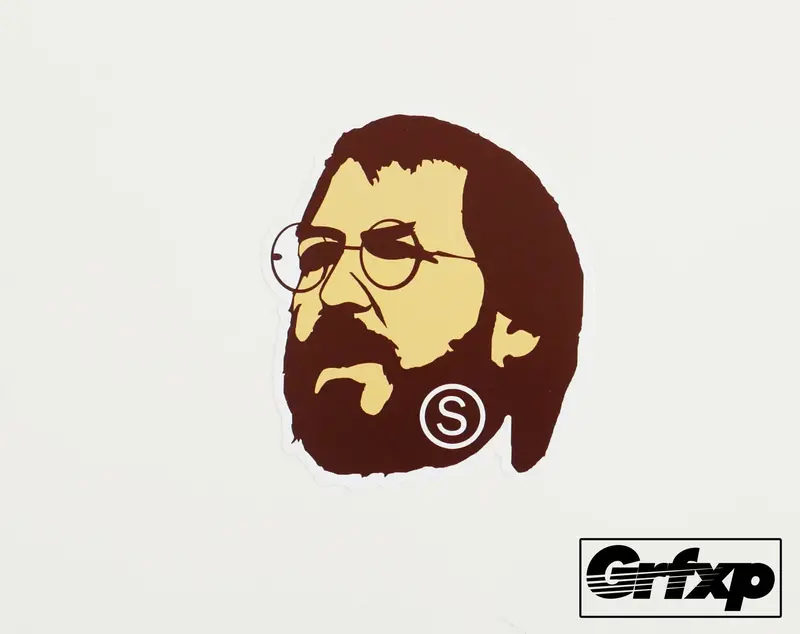 Steve Jobs (Bathing Ape Style) Printed Sticker 1