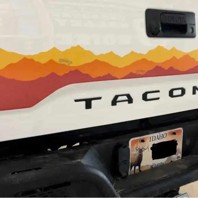 Sunset Mountain Decal 1