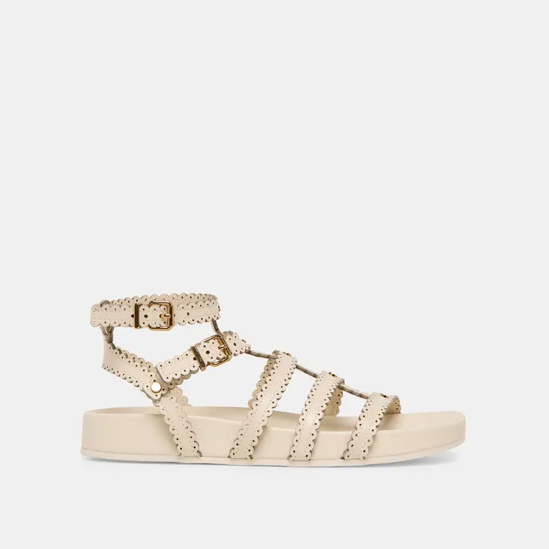 Susana Sandals Creme Leather 1