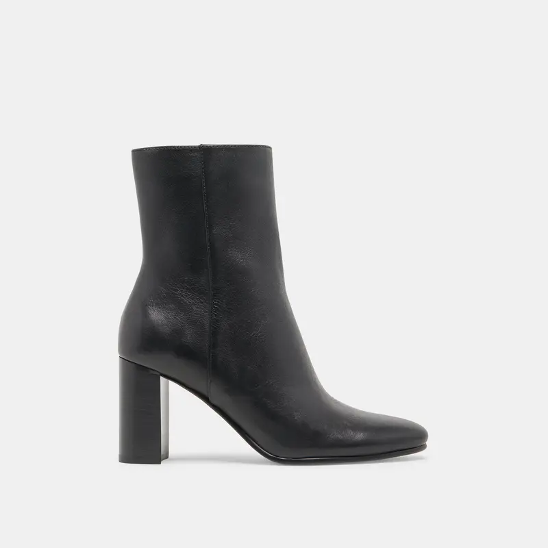 Suzy Booties Black Leather 1
