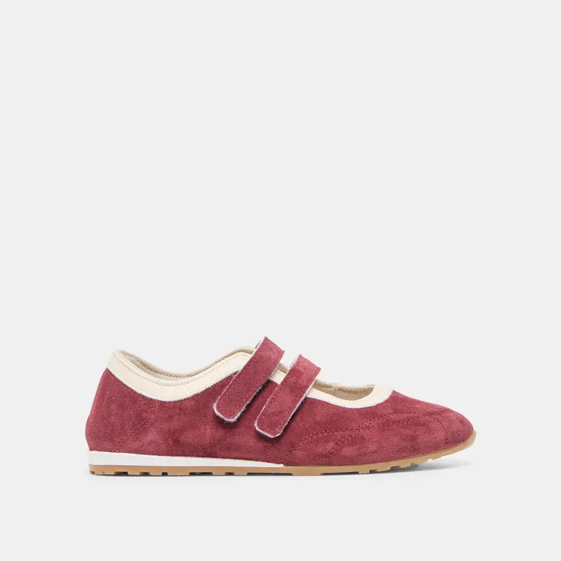 Swan Sneakers Burgundy Suede 1